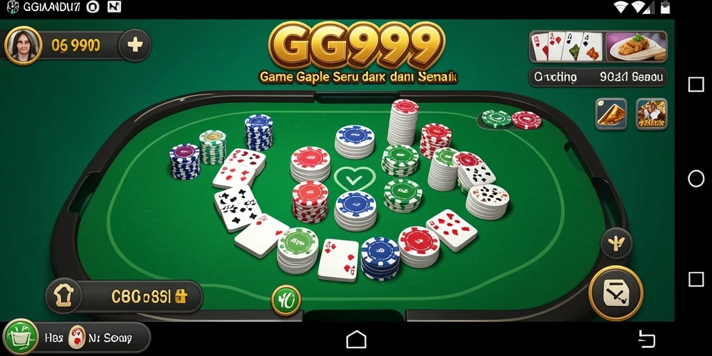 Tampilan gameplay seru Gaple di GG999 yang menggugah semangat.
