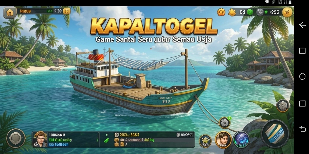 Screenshot KAPALTOGEL menampilkan gameplay yang menyenangkan dan intuitif.