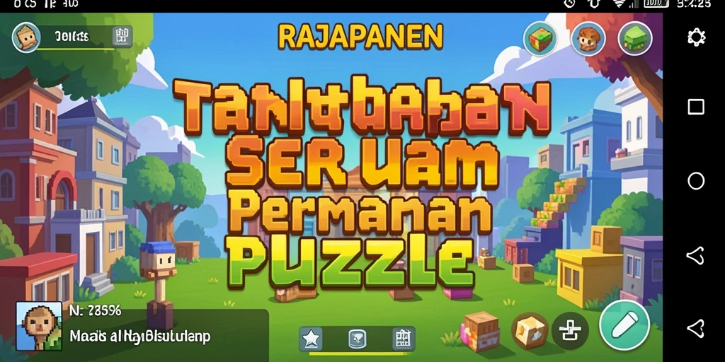 Screenshot gameplay menampilkan tantangan seru dalam Puzzle.