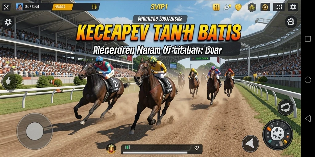 Gameplay Racing yang seru dan menegangkan dalam SVIP1.