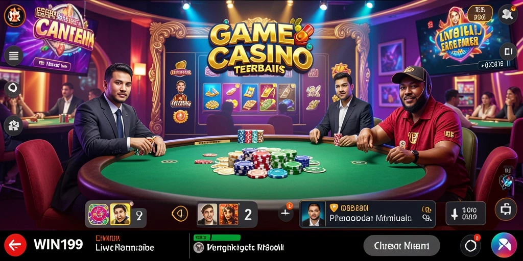 Gameplay menarik dan interaksi langsung dalam aplikasi Live Casino.